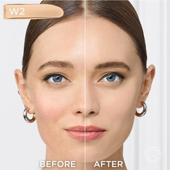 L'Oreal Paris applied with brush illustrating smooth coverage and easy blending