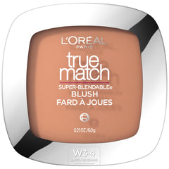 L'Oreal Paris compact front view showing shade and branding, easy identification benefit
