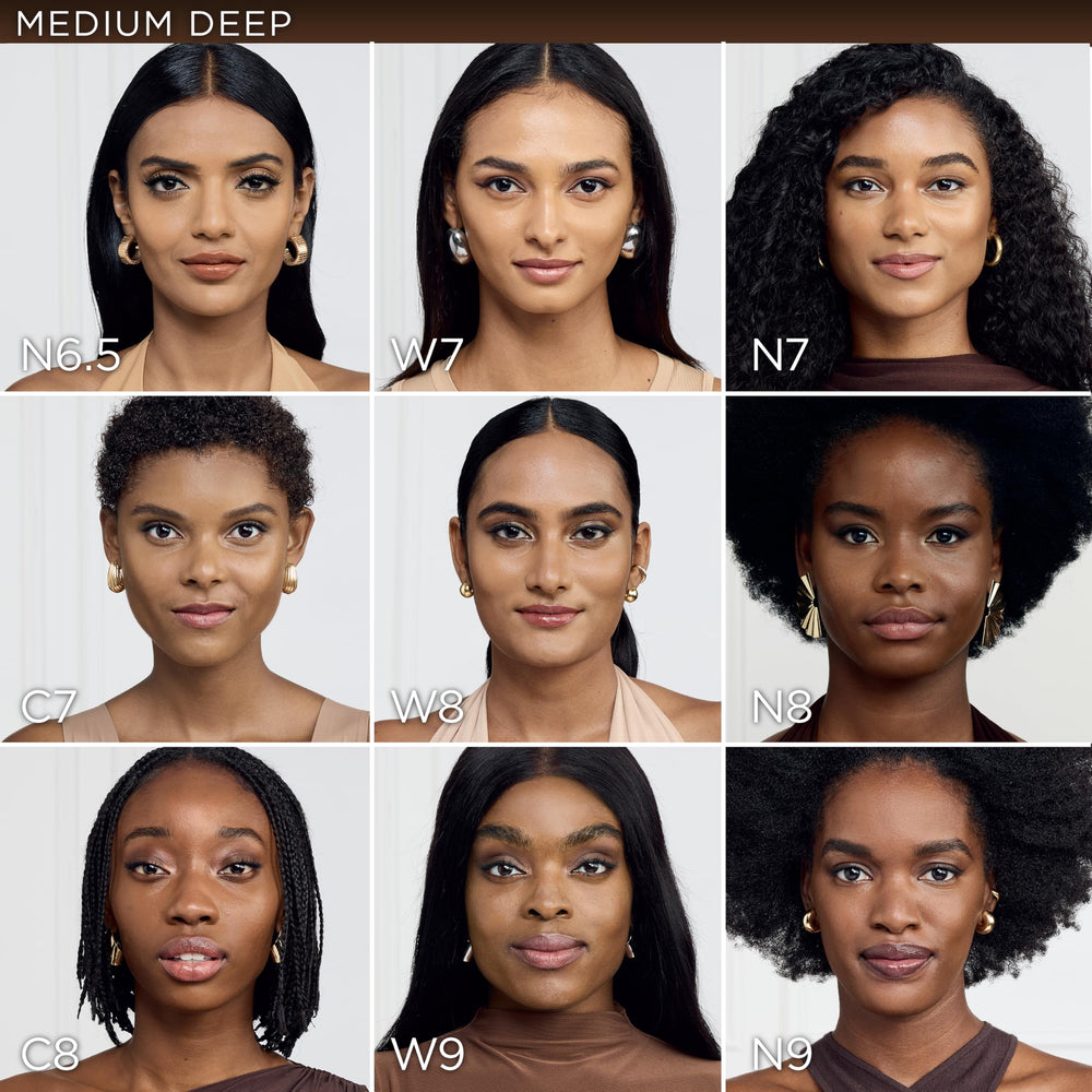 L'Oreal Paris close-up label highlighting vegan and non-comedogenic benefits