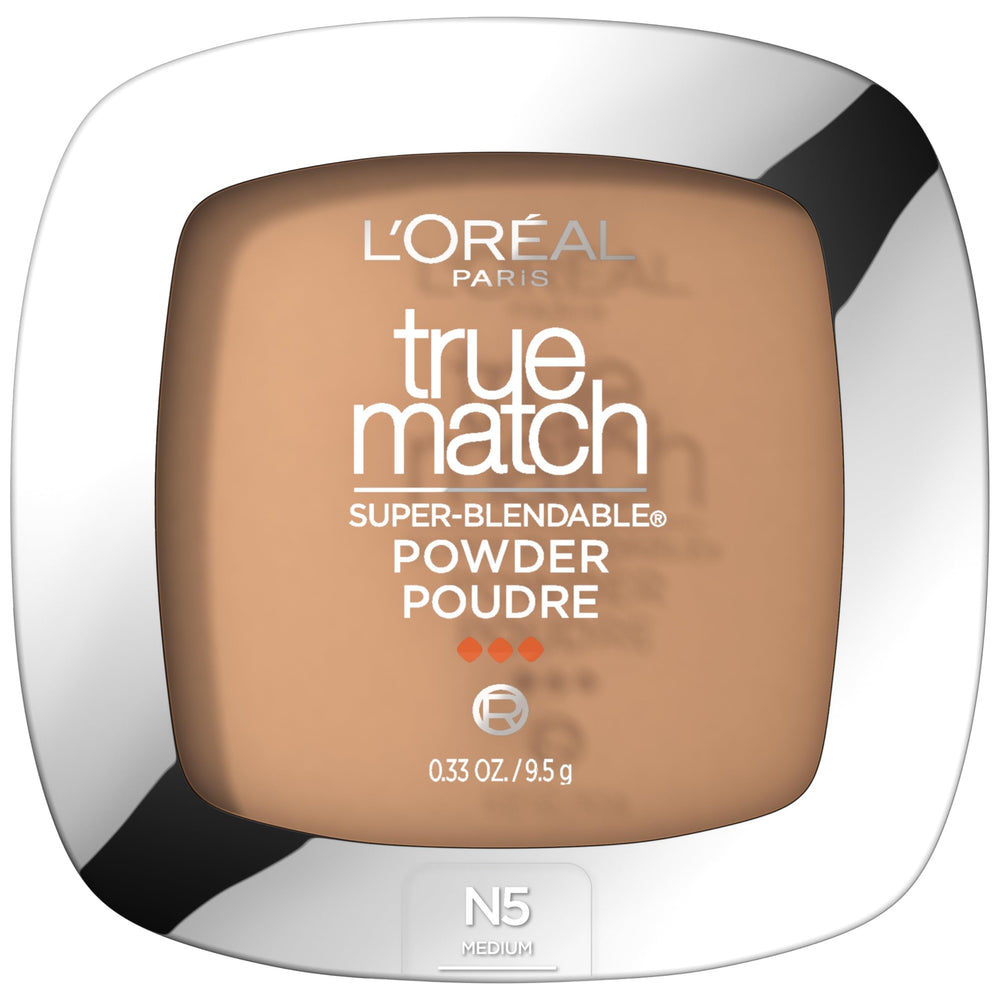 L'Oreal True Match front packaging shows shade N5 and compact details for easy selection