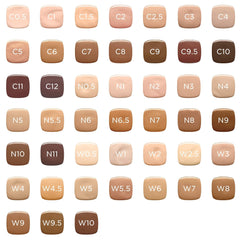 L'Oreal Paris ingredient label close-up emphasizing vitamins and oil-free formulation benefits