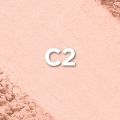 L'Oreal Paris True Match powder being applied on face demonstrating natural look benefit