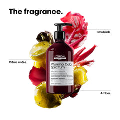 L'Oréal Professionnel bottle in hand to show 16.9 fl oz scale and travel practicality