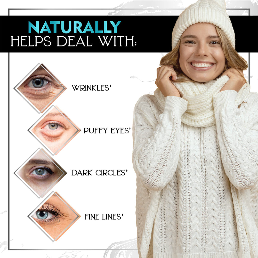 Lorelis Lab eye patches applied in morning routine for refreshed look