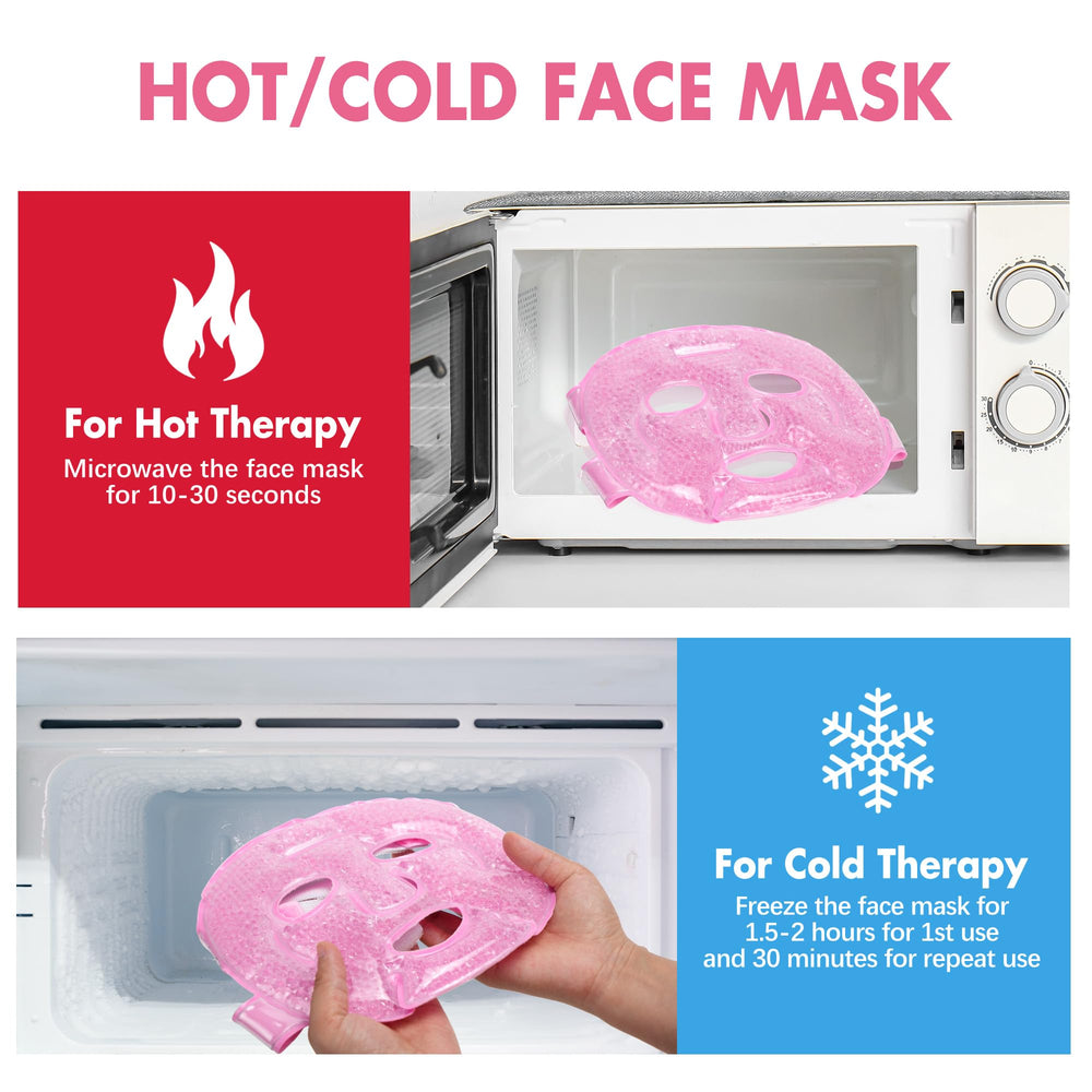 LotFancy mask on hand showing compact size for travel convenience