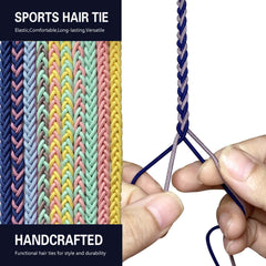 LOTMIAI in use on runner keeping hair secure and comfortable during activity