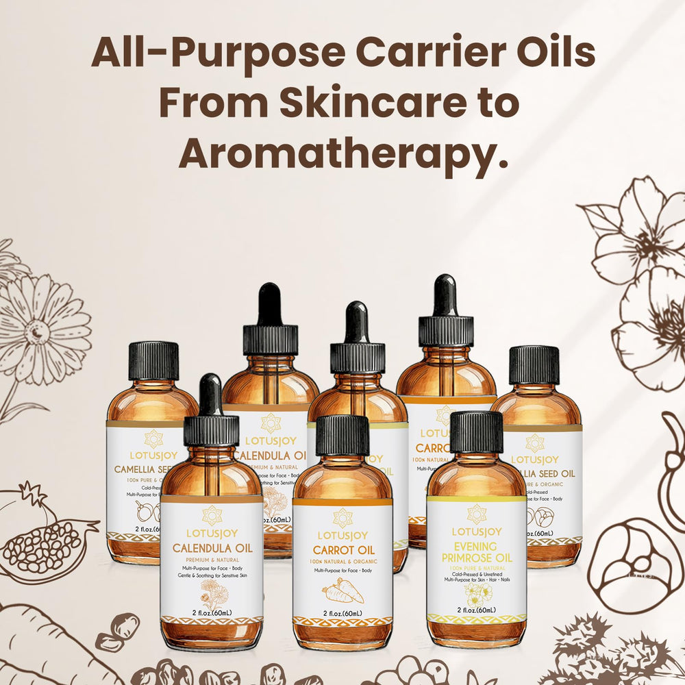 LOTUSJOY label detail highlighting ingredient clarity and natural calendula focus