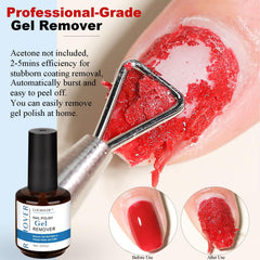LOUINSTIC bottle close-up highlighting applicator and gentle formula