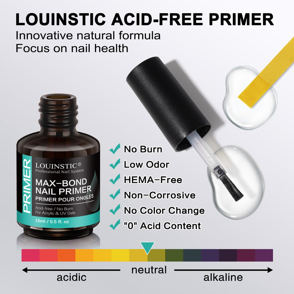LOUINSTIC chrome powder and nail tool included for creative finishes