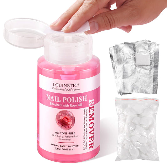 LOUINSTIC front bottle label showing product name and size, clear benefit