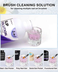 LOUINSTIC solution being poured into a cup to demonstrate measured application