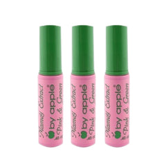 LOVATIC front packaging of Super Lash Mascara showing pink and green tubes, easy-grip design