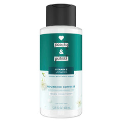 Love Beauty And Planet front bottle showing coconut milk and jasmine scent benefits