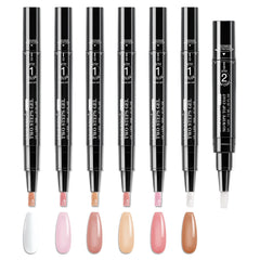 Love easy front packaging showing six nude pens and top coat, convenient gift