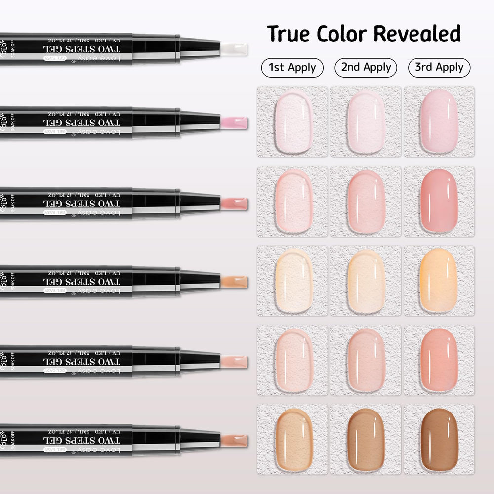 Love easy pen close-up brush tip for precise application and neat lines