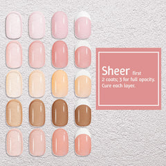 Love easy toenail application showing neat stroke for pedicure portability