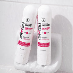 Love Ur Curls conditioner texture showing rich slip and hydration