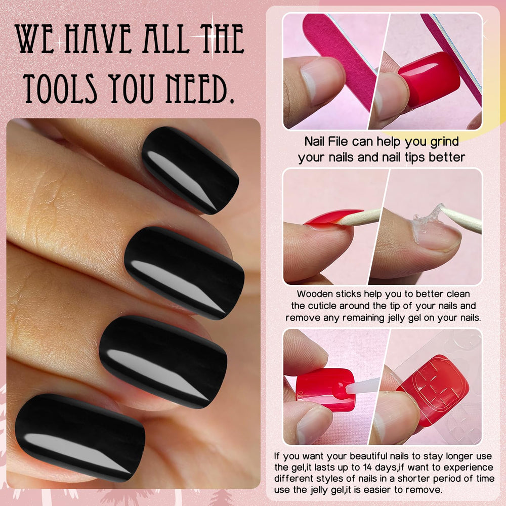 LoveOurHome included accessories with glue and adhesive tabs for secure application