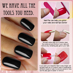 LoveOurHome included accessories with glue and adhesive tabs for secure application