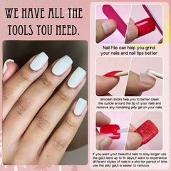 LoveOurHome adhesive tabs and glue displayed for quick application benefit