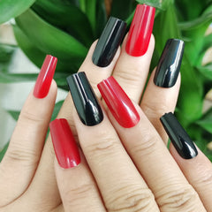 LoveOurHome nails in hand scale comparison showing true size and real-life fit