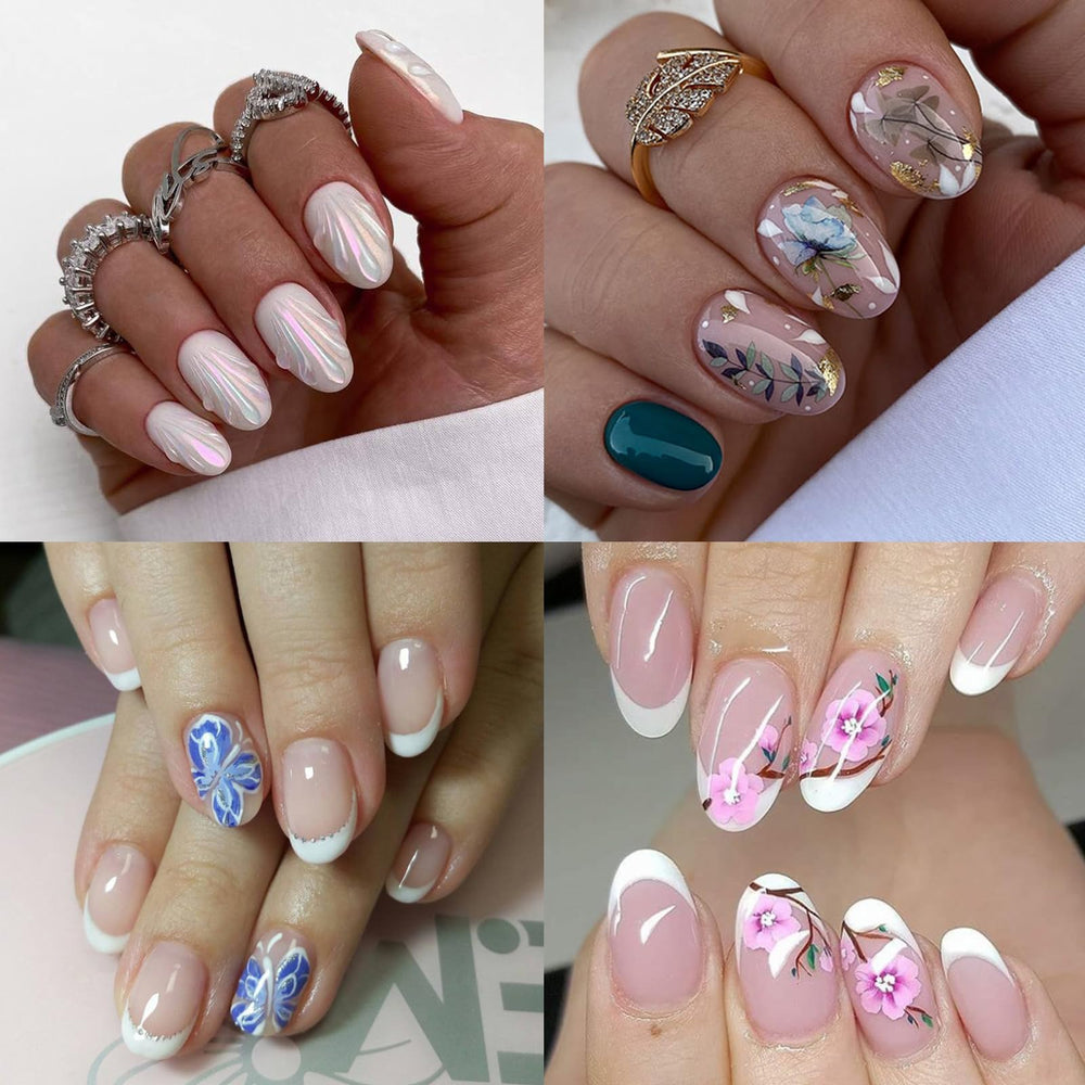 LoveOurHome lifestyle shot of short oval manicure for everyday wear