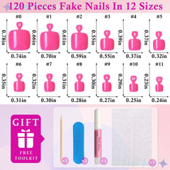 LoveOurHome multiple nail sizes with numbers visible for a precise customized fit