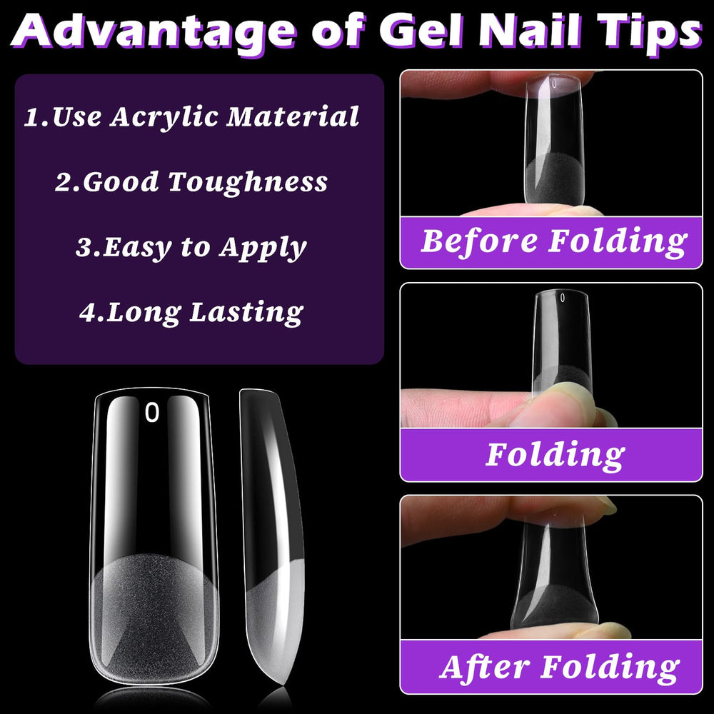 LoveOurHome finished polished long square nails lifestyle showing stylish results