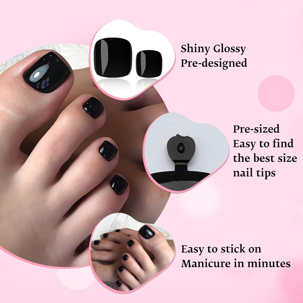 Hand holding a LoveOurHome toe tip to show scale and demonstrate natural coverage and strength