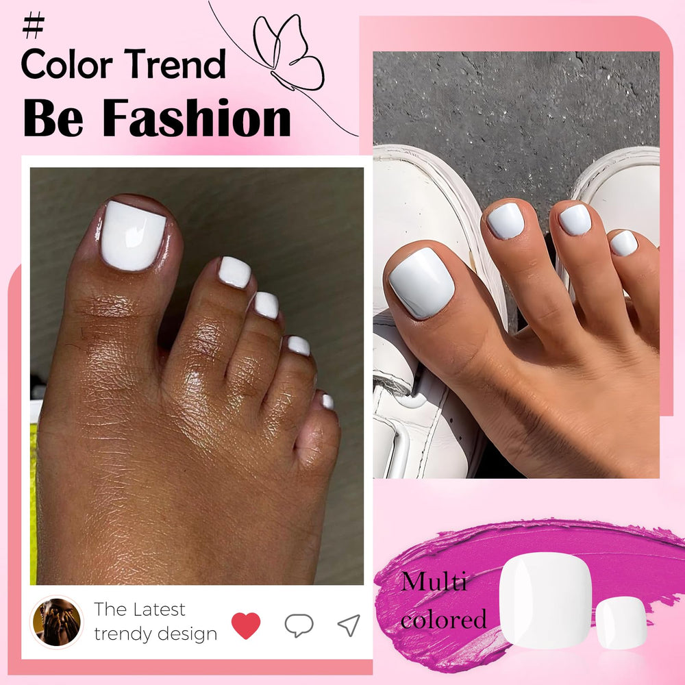 LoveOurHome nails beside ruler showing scale and short square profile benefit