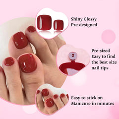 LoveOurHome numbered toe tips layout demonstrating size options for fit