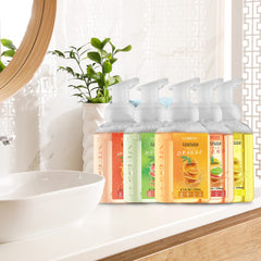Lovery citrus fragrance collection arranged to show scent variety and aromatic appeal