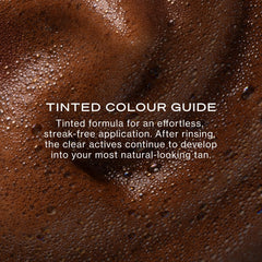 Loving Tan mousse on applicator mitt ready for even, streak-free application