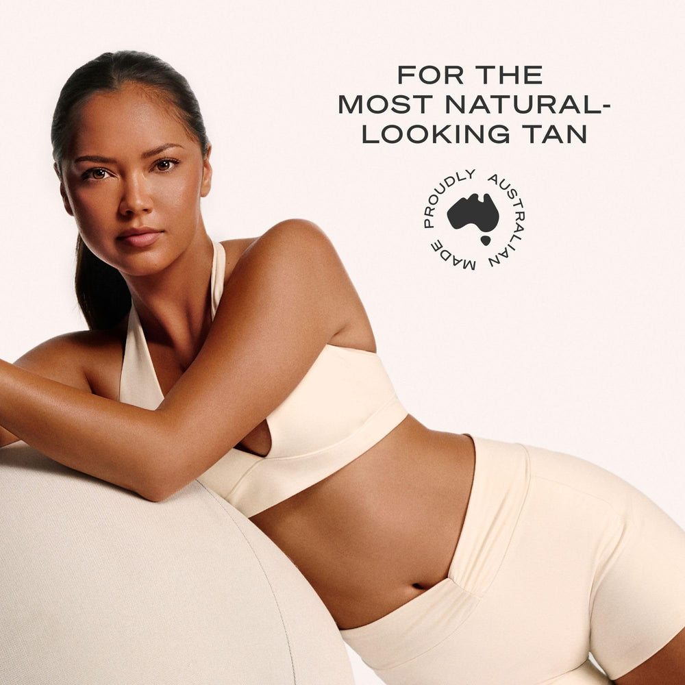 Loving Tan applied on arm demonstration for even coverage