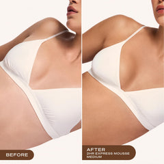 Loving Tan colour guide visible on skin for precise, streak-free application control