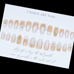 LPOODDNU 24 nails laid out by size showing ten-size fit options benefit