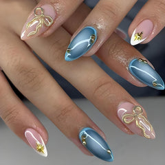 LPOODDNU close-up of 3D gold bow and star accent adding decorative detail
