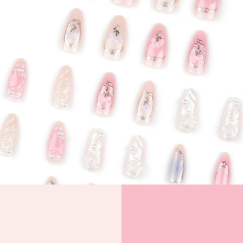 LPOODDNU nails held in hand to show scale and realistic length benefit for choosing sizes