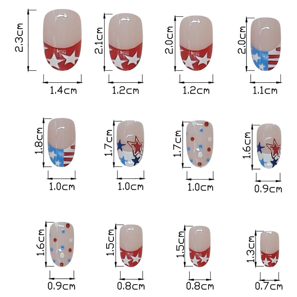 LRKNNO array of star, glitter and colorful-dot patterns displaying variety for mix-and-match looks