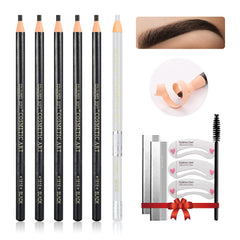 LSxia front packaging showing complete eyebrow pencil kit and accessories benefit portability