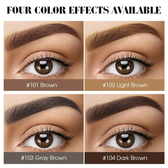 LSxia soft brush head detail for precise eyebrow application