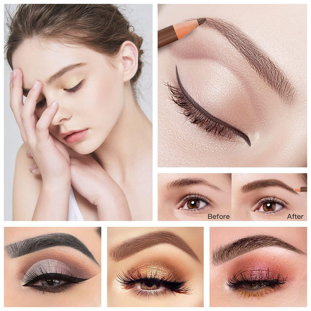 LSxia white eyeliner pencil highlighting brightening effect and eye definition