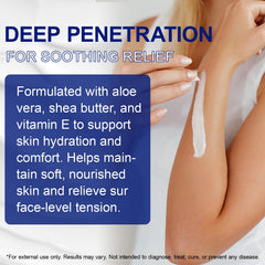 LTQXGT size and scale next to hand illustrating 8oz jar portability benefit
