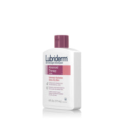 Bathroom shelf with Lubriderm for everyday routine and consistent hydration