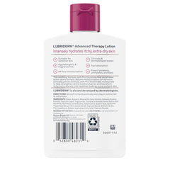 Lubriderm open cap and nozzle detail showing easy dispensing control