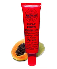 Lucas Papaw tube inside a small first-aid kit illustrating multipurpose usefulness