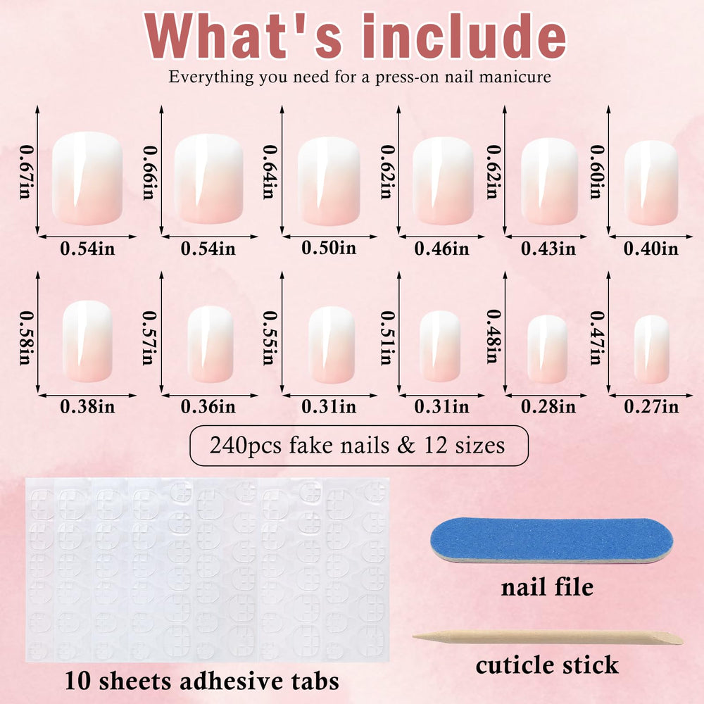 LuckForever applying jelly adhesive tab for secure stick-on nails benefit