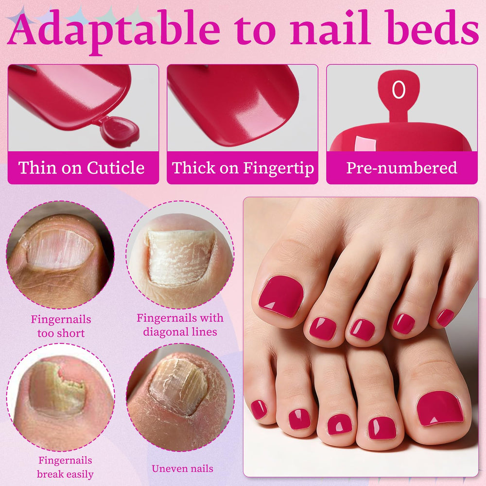 LuckForever application tools and adhesive tabs for quick, gentle attachment