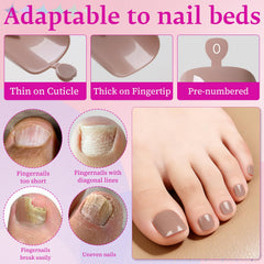 LuckForever nail file and stick tools providing precise, damage-free application