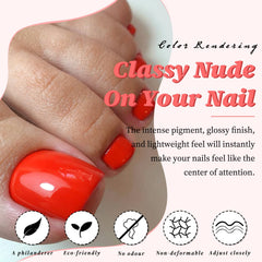 LuckForever close-up of acrylic toe tip texture for durable comfort